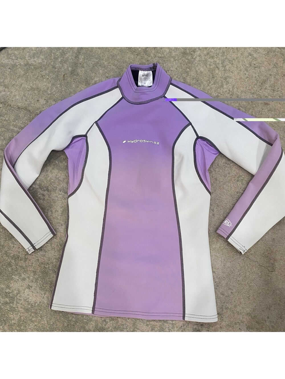 NRS Size M Hydroskin G2 Titanium Neoprene Top Women’s HS Shirt Paddle Kayak Surf